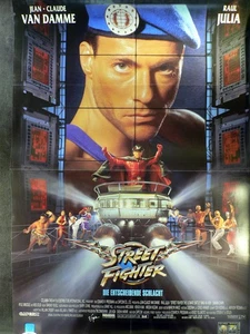 Street Fighter - Jean-Claude Van Damme - Videoposter A1 84x60cm gefaltet (R) - Picture 1 of 1