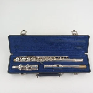 Gemeinhardt Flute 2ESP S/E Elkhart USA Model Silver Plated - Picture 1 of 23