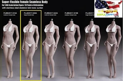1/6 PHICEN Female Strong Seamless body PALE Large Bust S20A ❶USA IN STOCK ❶