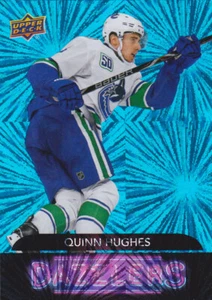 20/21 UD..QUINN HUGHES..DAZZLERS..CARD # DZ-44..CANUCKS..FREE COMBINED SHIP - Picture 1 of 1
