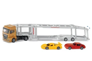 Siku 3944 MAN Autotransporter gelb/silber + 2 PKW Maßstab 1:50 Modellauto - Bild 1 von 1