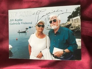 Autogramm GABRIELA VRANOVA (†2018)-Tschechien-Vránová-Divadla na Vinohradech-AK - Picture 1 of 2