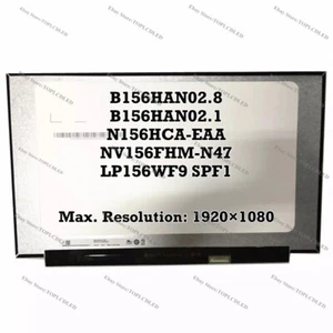 B156HAN02.8 B156HAN02.1 N156HCA-EAA NV156FHM-N47 LP156WF9 SPF1 15.6" FHD LCD - Afbeelding 1 van 1