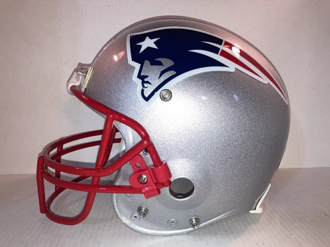 NEW ENGLAND PATRIOTS , RIDDELL XL SL Ear Hole VSR-4 TOM BRADY  FOOTBALL HELMET Cover
