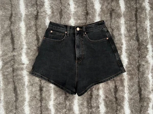 We Wore What High Rise Denim Shorts Size 24 - Picture 1 of 4