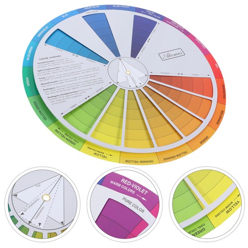 Decorators Colour Wheel for Children Chart Gradient Color Board eBay