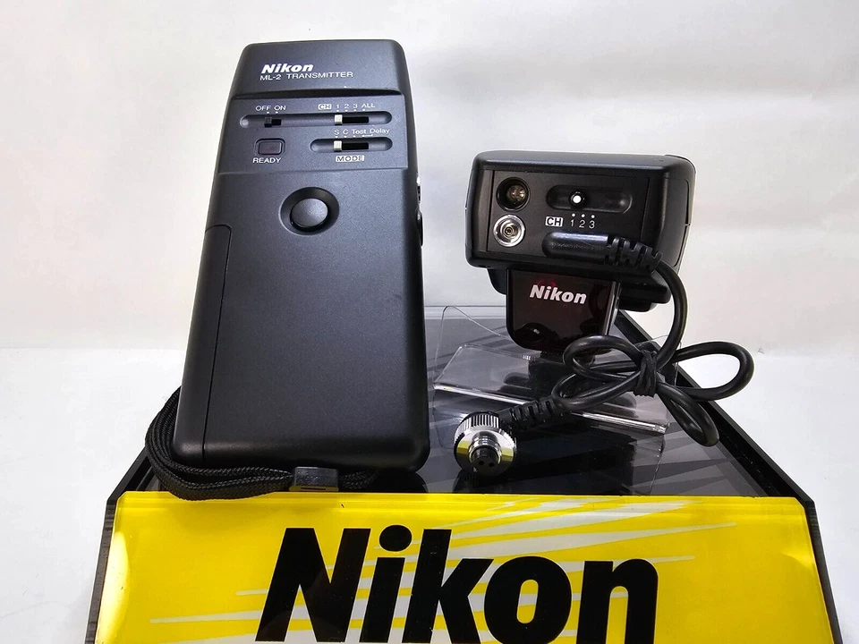 🌸[MINT] Nikon ML-2 Modulite Remote Control Set for Nikon FM, FE, F2 From Japan - Image 1 of 4