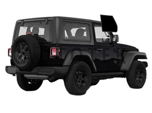 PreCut Film Front Two Door Windows For Jeep Wrangler 2 door JL 2018-2025 Tint - Picture 1 of 11
