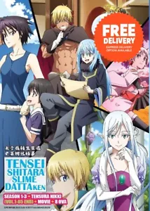 DVD Anime That Time I Got Reincarnated As A Slime Season 1-3 + Tensura + MV+8OVA - Picture 1 of 6
