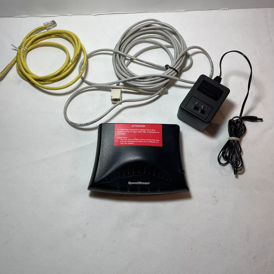 Efficient Networks SpeedStream 5100 (12A-5100-701) 24 Mbps with Power Supply - Image 1 of 4