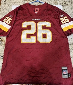 Washington Redskins Commanders Reebok NFL Jersey Youth Size XL Red Portis #26 - Picture 1 of 6
