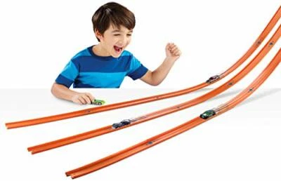 Hot Wheels 40 Feet Track Set Racing Car Toy Mega Pack DCC Builder Playset Stunt - Image 1 of 4