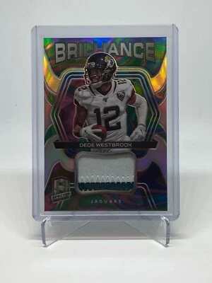 2020 Panini Spectra Dede Westbrook Brilliance Relic Marble /4 Jaguars   - Image 1 of 2