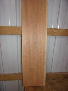 1 PC CHERRY WOOD KILN DRIED BOARD LUMBER 36"X 10"X 1" LOT F37 FLAT CLEAR WIDE - Picture 1 of 8
