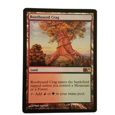 Rootbound Crag Magic 2011 Rare 227 Land Magic The Gathering Card