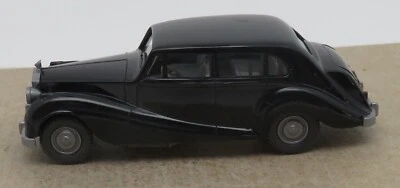 Micro WIKING Ho 1/87 Rolls-Royce Argento Wraith 1951 Nera No. Box - Immagine 1 di 4