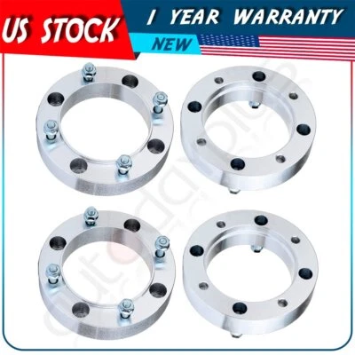2 pair 1.5" Thick Atv 4X156 Wheel Spacers 3/8" Stud Fits Polaris RZR 800 570 - Image 1 of 4