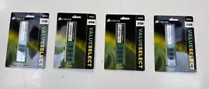 Corsair ValueSelect VS2GB667D2 2GB DDR2 Computer Memory - Brand New 0204 - Picture 1 of 1