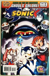 SONIC X HEDGEHOG Comic Book #14 January 2007 First Edition Bagged & Boarded NM - Picture 1 of 3