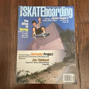 Vintage Transworld Skateboarding Magazine September 1992 Jason Rogers Interview - Picture 1 of 3