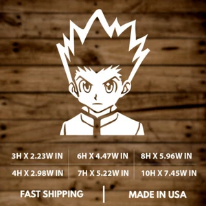 Hunter X Hunter|Gon|Anime|Vinilo|Calcomanía|Coche|Ventana|Laptop|Tablet|Casillero - Imagen 1 de 9