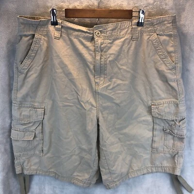 Nat By Nat Nast Cargo Shorts Mens Sz 44 Rip Stop Long Hiking Drawstring Hems EUC - Image 1 of 4