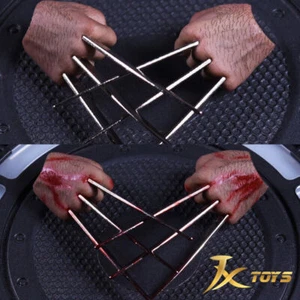 1/6 Scale Wolverine Metal Claws fit 12" Logan Hugh Jackman Muscular Figure Body - Picture 1 of 9