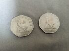 50p Big Old Coins 1980 and 1982 x2