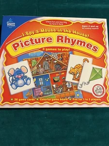 Vintage 2003 3 Board GamesPicture Rhymes Educational I Spy A Mouse In The House - Picture 1 of 10