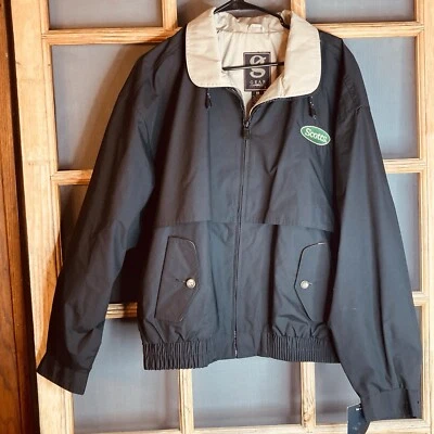 Chaqueta de lluvia para hombre con etiquetas Gear For Sports logotipo "Scotts" "The Clipper" L Foto 1 de 4