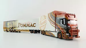 Tekno 86279 Scania Next Gen R650 Sweden Combo with Trailer MALMBERGS Scale 1:50 - Picture 1 of 4