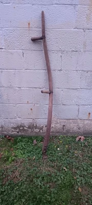Antique Scythe Sickle Farm Tool  60" Grim Reaper, from 1800s NC farm - Image 1 of 4