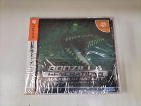 Sega Godzilla Generations Maximum Impact unopened Dreamcast software