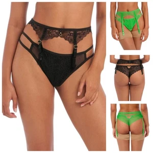 Freya Temptress Suspender Belt Womens Sexy Semi-Sheer Lace Lingerie 400191 - Picture 1 of 21