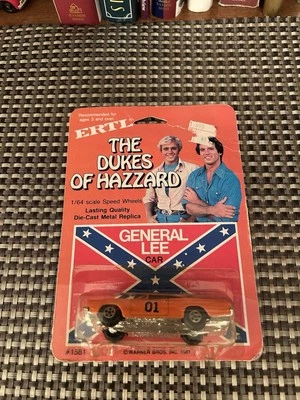 1: 64 The Dukes of Hazzard General Lee 1969 道奇 Charger R/T ERTL 1981 MOC Read — 第 1/4 张图片
