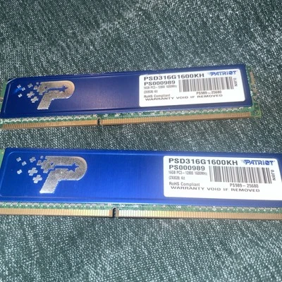 Patriot Signature 16GB (2x8GB) PC3-12800 DDR3 SDRAM Memory (PSD316G1600KH)  - Image 1 of 3