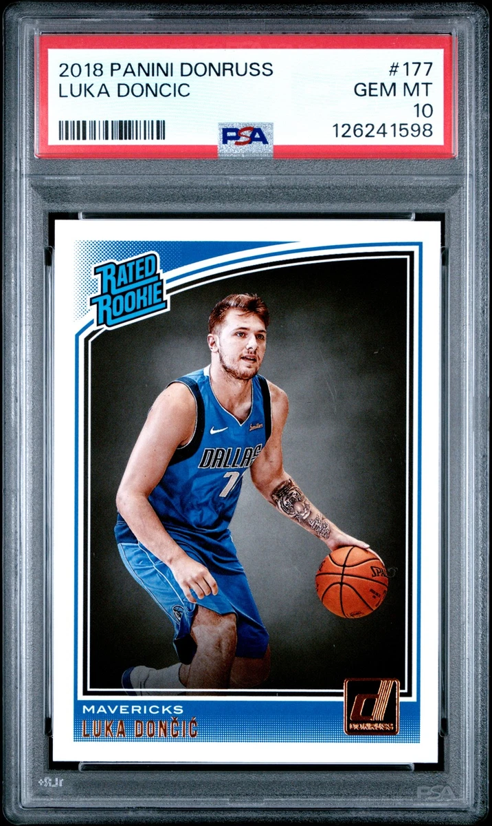 Luka Dončić 10 Graded Basketball Rookie Sports Trading Cards