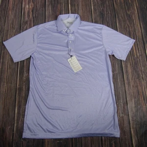 Collars & Co Poloshirt Herren Large Lavendel Micro Check Dress Kragen Stretch - Bild 1 von 7