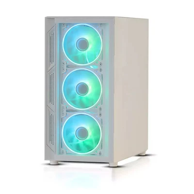 Gaming PC Intel i7 NVIDIA RTX 3050 32GB RAM 1TB SSD Windows 11 WiFi White - Image 1 of 4