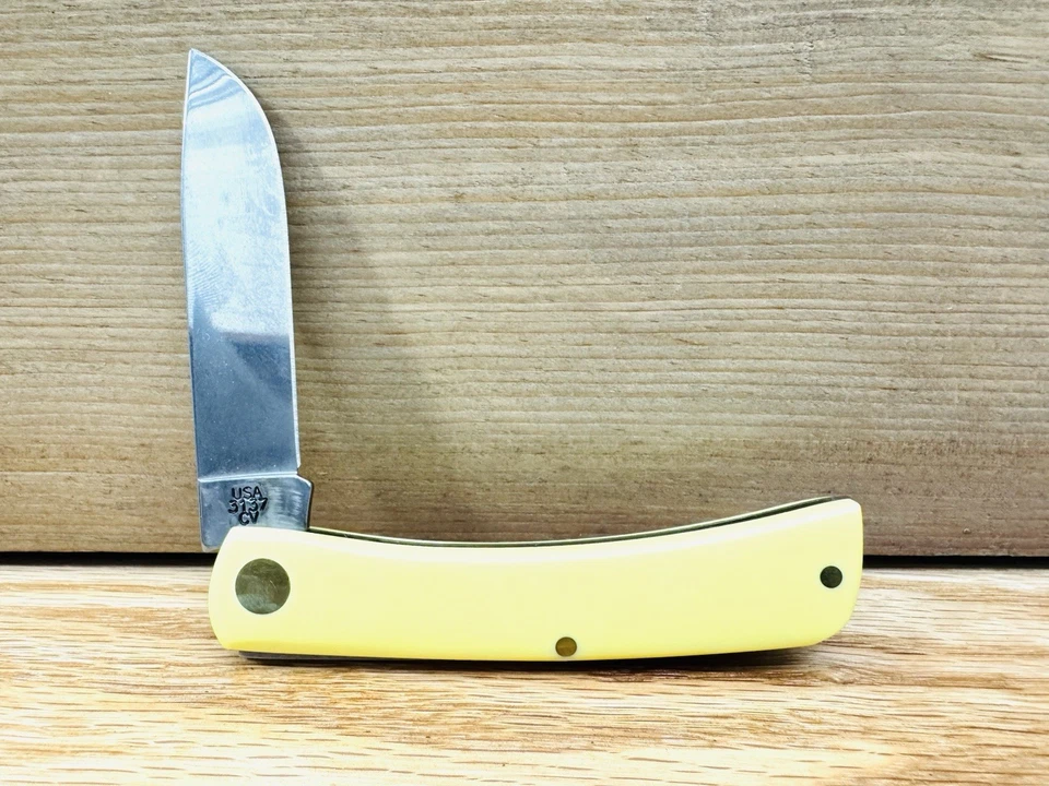 CUCHILLO SODBUSTER CASE XX HECHO EN EE. UU. 2008 PREMIUM AMARILLO 3137 SS BONITO (16697) Foto 1 de 4