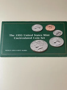 1993 & 1994 Uncirculated P&D Mint Set with 10 US Coins & OGP Envelope ~ 2 Sets - Picture 1 of 6