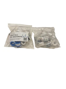 Waterdoctor Installation Kit With Sink Adaptors Plumbing Tape No Filters 2 Bags - Imagen 1 de 3