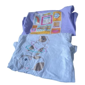 Cat & Jack short sleeve graphic shirt sz 6 set of 2 - Picture 1 of 6