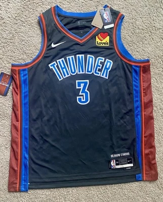 Nike NBA Josh Giddy #5 Oklahoma City Thunder City Edition Jersey (2XL) - Image 1 of 4