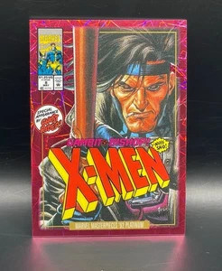 2024 Marvel Masterpieces '92 Variant Cover Pink Lasers 351/692 Gambit #29-V - Bild 1 von 2