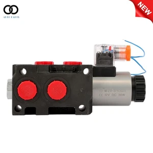 6 Port 13GPM Hydraulic Solenoid Selector Diverter Valve 3-Plug 25MPa 12V DC - Picture 1 of 13