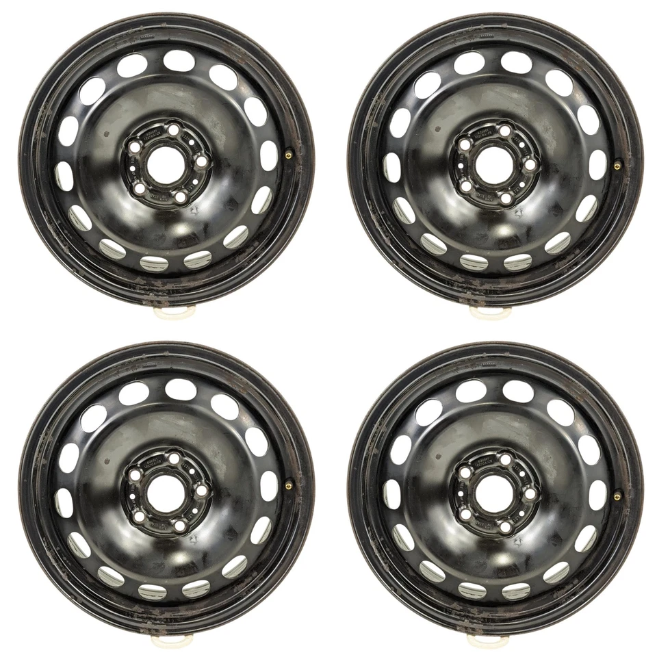 Stahlfelgen 4x Original Audi Q2 VW T-Roc 6Jx16 Zoll ET43 LK5x112 5Q0601027CJ/CK - Bild 1 von 4