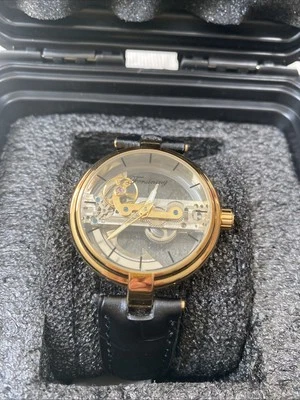 Reloj Esqueleto Automático Forsining Modelo 1030 JR203 Correa Cuero Genuino Foto 1 de 4