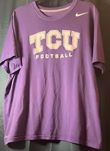 Nike DRI-FIT TCU Football T Shirt - XL - Picture 1 of 2