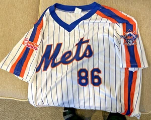 New York Mets NEW MLB Dunkin Donuts 25th Anniversary Retro Jersey #86 XL - Picture 1 of 6